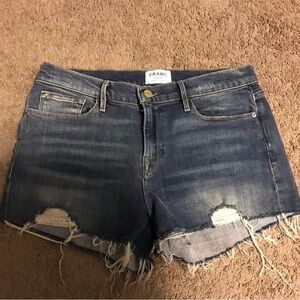 Frame Le Cutoff Shorts